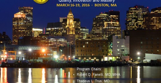 SAGES 2016 – Boston (MA) – USA